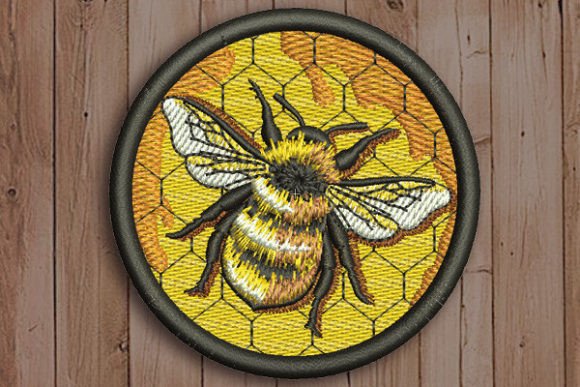 Bee in Circle: A Charming Addition for Boutique Apparel
