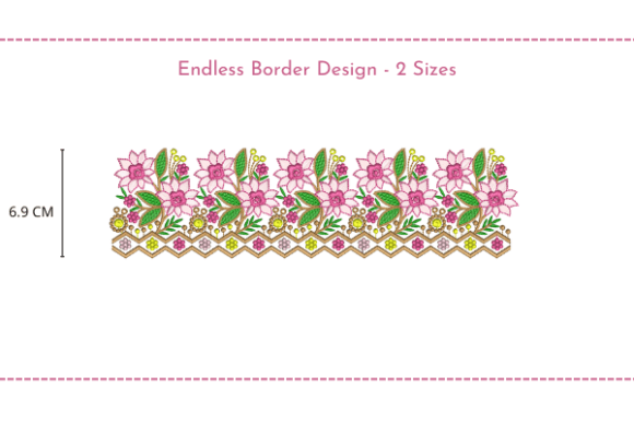 Charming Dress Border for Craft Fair Success