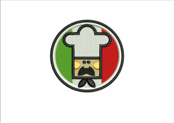 Charming Italian Chef for Unique Apparel
