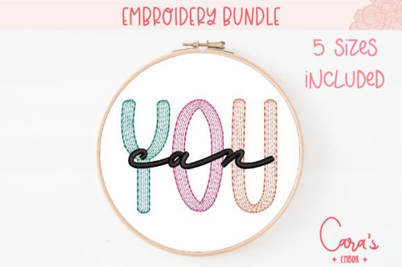 Embrace Positivity with You Can Embroidery