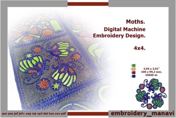 Stylized Moths: A Versatile Addition for Holiday Collections