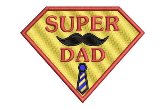 Super Dad with Moustache and Necktie Review