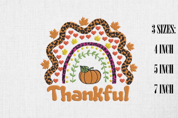 Thankful Pumpkin Rainbow: A Festive Touch